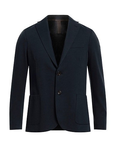 ELEVENTY Blazer Midnight blue 83% Cotton, 14% Nylon, 3% Elastane, Polyester, Polyurethane