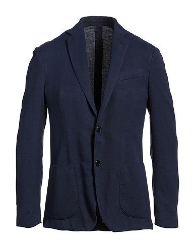 LARDINI Blazer Blue 59% Cotton, 41% Rayon