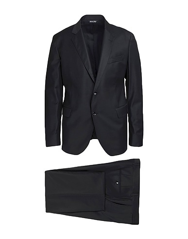BRIAN DALES Suits Black 86% Wool, 10% PAc -  Polyacetylene, 4% Lycra®