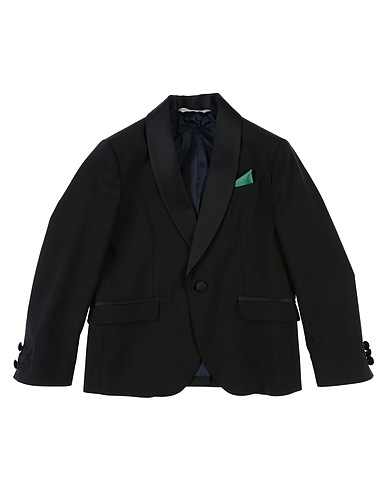 MANUEL RITZ Blazer Black 64% Polyester, 34% Viscose, 2% Elastane