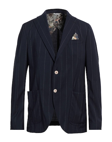 MANUEL RITZ Blazers 97% Virgin Wool, 2% Polyamide, 1% Elastane