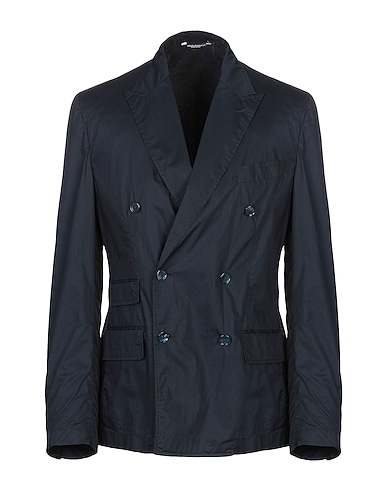 DOLCE&GABBANA Blazer Midnight blue 100% Cotton