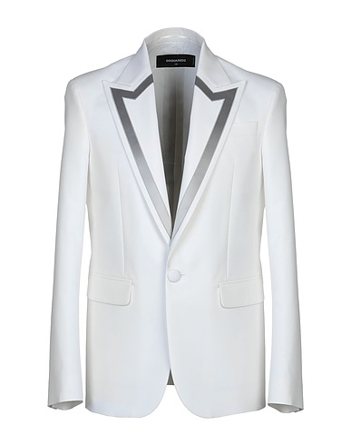 DSQUARED2 Blazer White 66% Cotton, 34% Silk