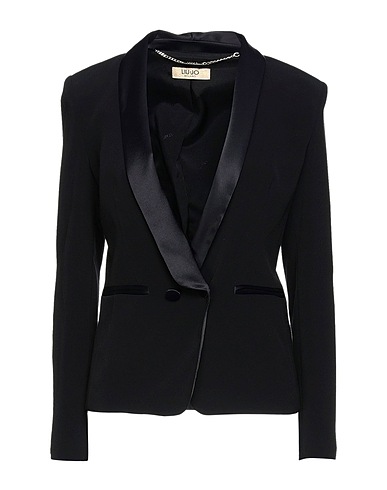 LIU •JO Blazer Black 99% Viscose, 1% Elastane