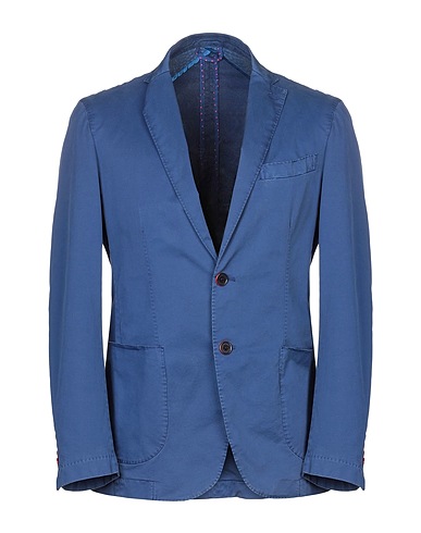JERRY KEY Blazer Slate blue 97% Cotton, 3% Elastane