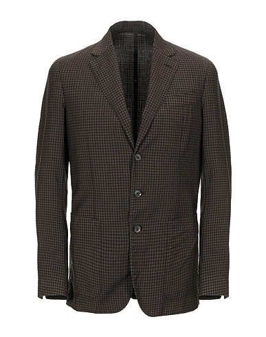 CARUSO Blazer Khaki 78% Wool, 22% Mohair wool 