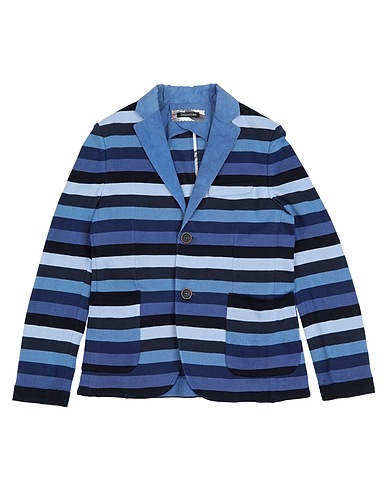 TAGLIATORE Blazer Pastel blue 100% Cotton, Lyocell, Elastane