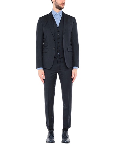 DSQUARED2 Suits Midnight blue 100% Virgin Wool