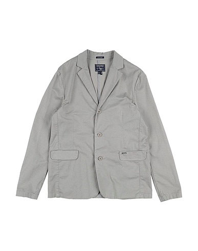 WOOLRICH Blazer Light grey 98% Cotton, 2% Elastane