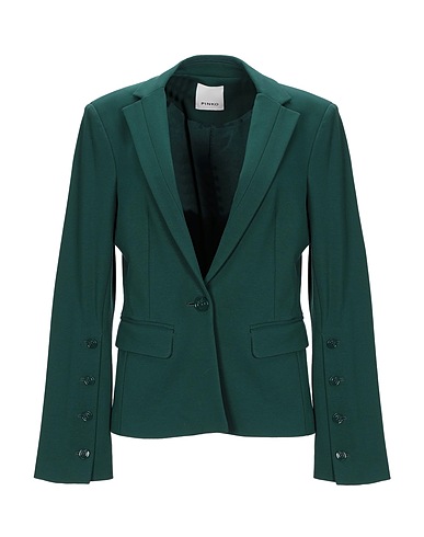 PINKO Blazer Green 67% Viscose, 28% Polyamide, 5% Elastane