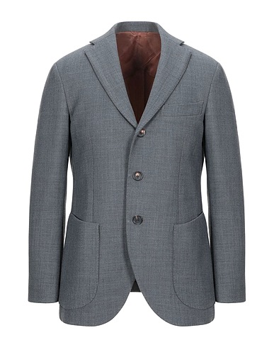 DOPPIAA Blazer Grey 53% Polyester, 44% Virgin Wool, 3% Elastane