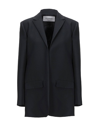 VALENTINO GARAVANI Blazer Black 64% Silk, 36% Wool