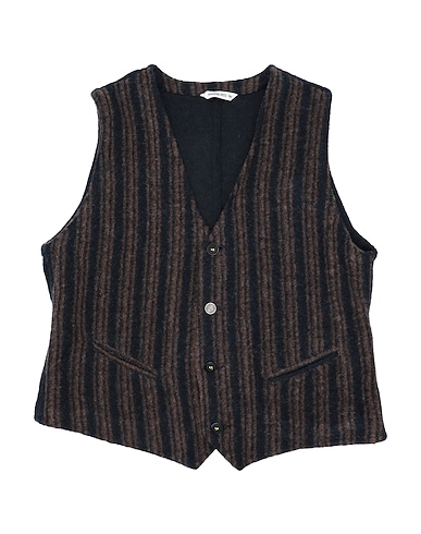 MANUEL RITZ Waistcoat Midnight blue 54% Acrylic, 24% Virgin Wool, 22% Polyester