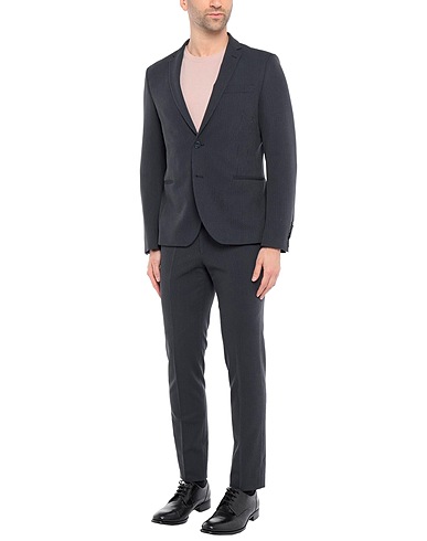 MANUEL RITZ Anzüge Nachtblau 78% Polyester, 18% Viskose, 4% Elastan