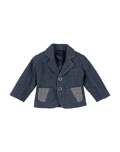 MANUELL & FRANK Veste Bleu pétrole 40% Laine, 30% Polyacrylique, 25% Polyester, 5% Autres fibres