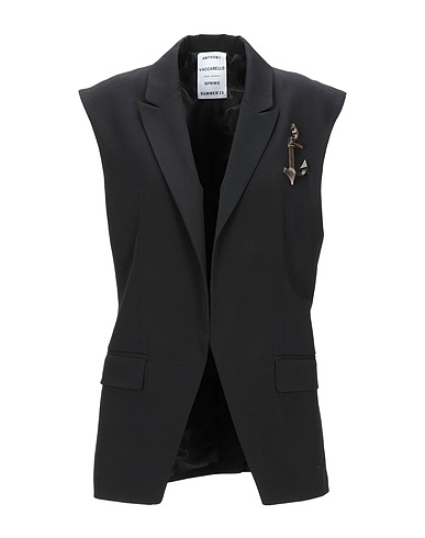ANTHONY VACCARELLO Blazer Black 100% Virgin Wool