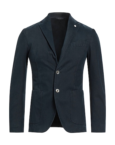 L.B.M. 1911 Blazer Navy blue 100% Cotton