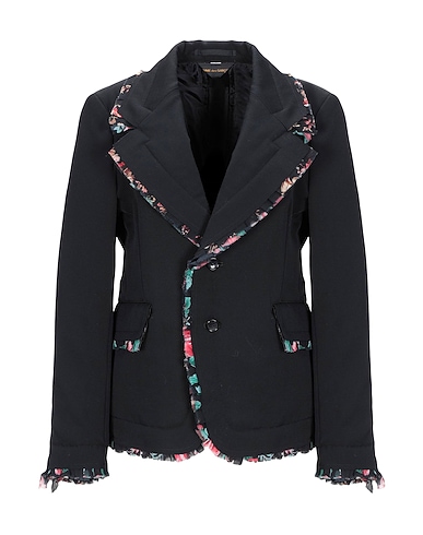 COMME des GARÇONS Blazer Black 100% Wool, Polyester
