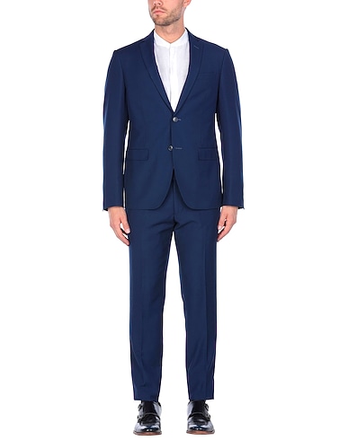 DOMENICO TAGLIENTE Suits Blue 65% Polyester, 35% Viscose