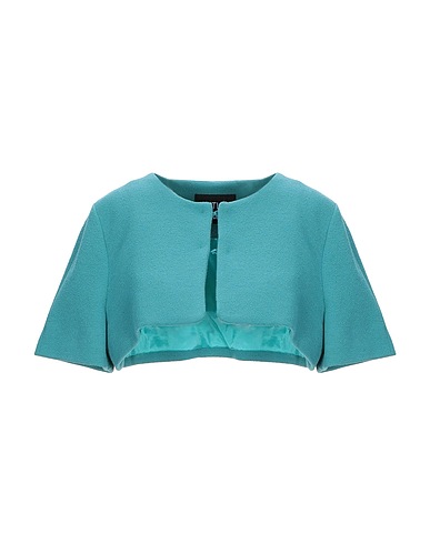 BOUTIQUE MOSCHINO Jackett Azurblau 47% Schurwolle, 46% Acryl, 6% Polyamid, 1% Andere Fasern