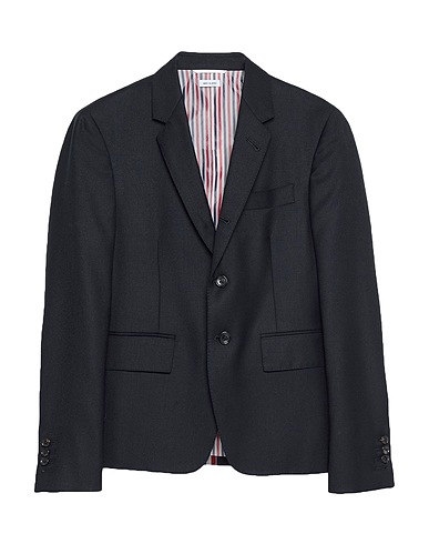 THOM BROWNE Blazer Midnight blue 100% Wool