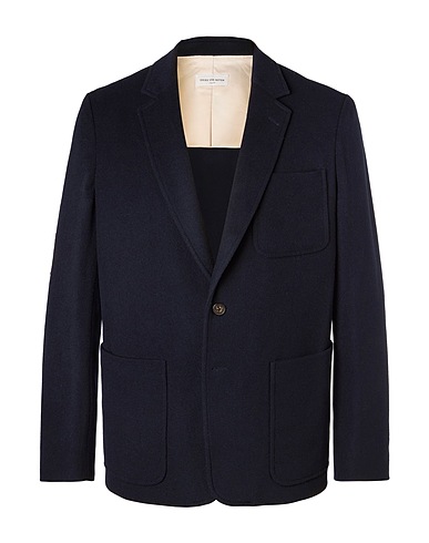 DRIES VAN NOTEN Blazer Midnight blue 70% Wool, 25% Polyamide, 5% Cashmere