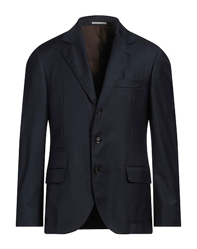 BRUNELLO CUCINELLI Blazer Navy blue 100% Virgin Wool