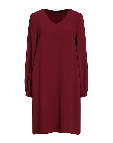 CARACTÈRE Midi dress Burgundy 100% Polyester
