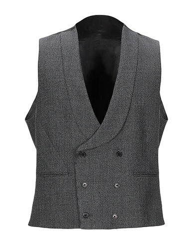 LARDINI Suit vest Lead 99% Wool, 1% Elastane