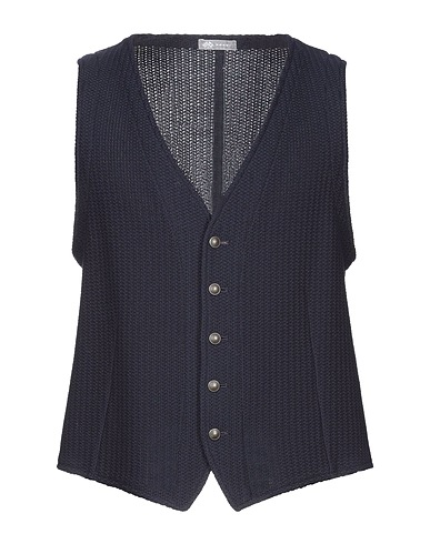 FRADI Waistcoat Midnight blue 100% Virgin Wool