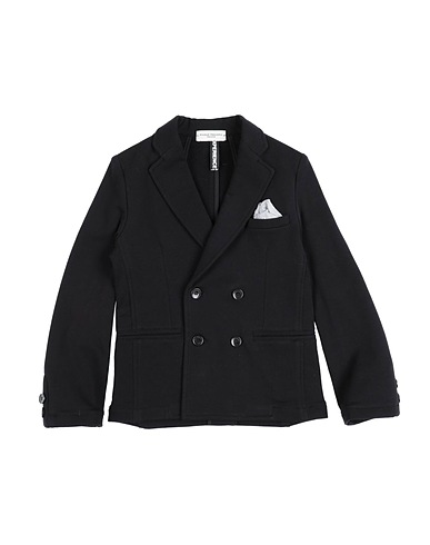 PAOLO PECORA Blazer Black 95% Cotton, 5% Elastane