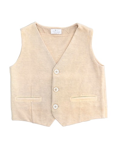 KID SPACE Anzugweste Beige 100% Baumwolle