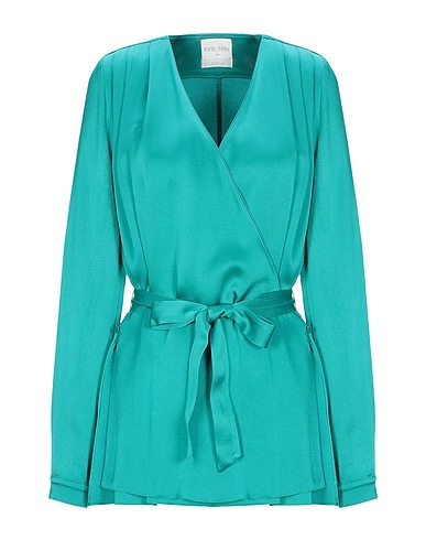 FORTE_FORTE Top Emerald green 70% Acetate, 30% Viscose