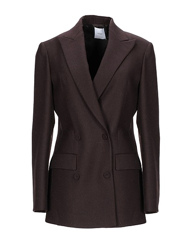 AGNONA Blazer Dark brown 100% Wool