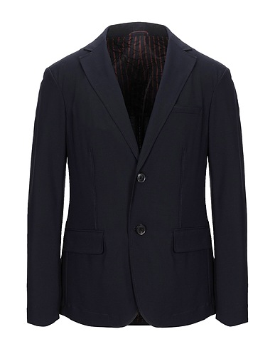 EMPORIO ARMANI Blazer Midnight blue 95% Virgin Wool, 5% Elastane
