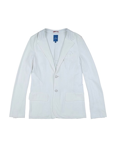 FAY Blazer White 100% Cotton