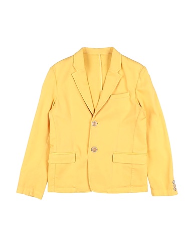 CARLO PIGNATELLI Blazer Yellow 97% Cotton, 3% Elastane