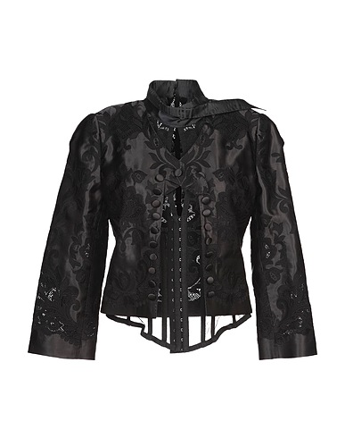 DOLCE&GABBANA Blazer Black 60% Silk, 24% Cotton, 16% Polyester