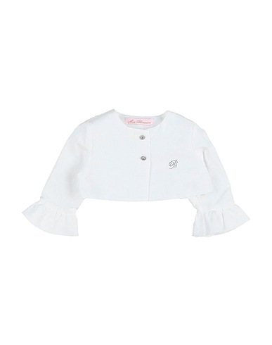MISS BLUMARINE Giacca Bianco 58% Poliestere, 42% Cotone