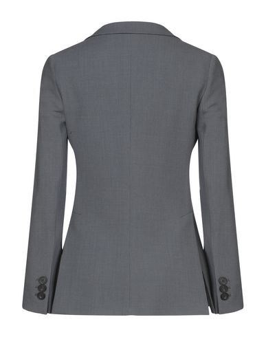EMPORIO ARMANI EMPORIO ARMANI WOMAN BLAZER GREY SIZE 10 VISCOSE, VIRGIN WOOL, ELASTANE, POLYESTER 49527045FW 1