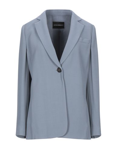 Emporio Armani Suit Jackets In Pastel Blue