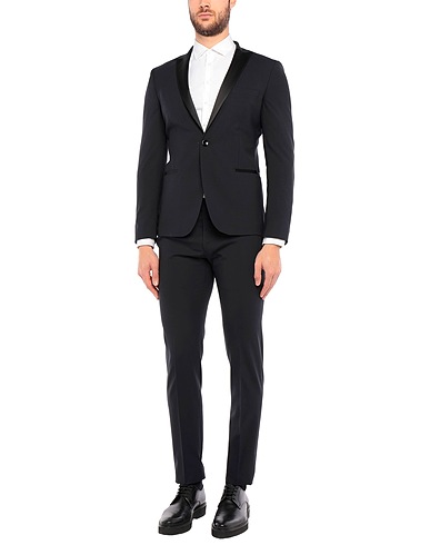 TONELLO Abito Blu notte 95% Lana Vergine, 5% Elastan