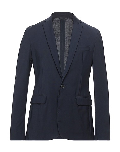 DONDUP Blazer Midnight blue 52% Polyester, 44% Wool, 4% Lycra®
