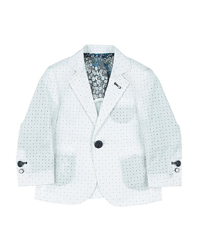 NEILL KATTER Blazer White 97% Cotton, 3% Elastane