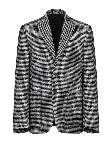 MICHAEL KORS MENS Blazer Steel grey 48% Wool, 23% Polyester, 15% Cotton, 13% Acrylic, 1% Nylon