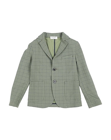 PAOLO PECORA Blazer Military green 95% Cotton, 5% Elastane