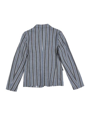 Dondup Toddler Boy Blazer Blue Size 4 Cotton, Flax In Blue