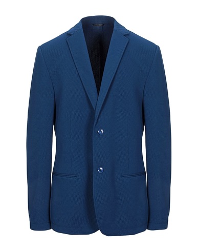 GREY DANIELE ALESSANDRINI Blazer Blu 95% Poliestere, 5% Elastan