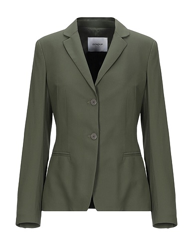 DONDUP Blazer Dark green 100% Cotton