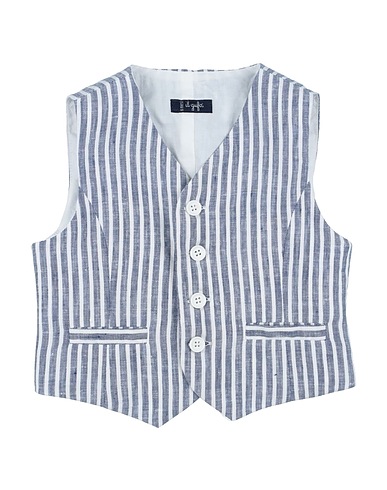 IL GUFO Suit vest Blue 100% Linen